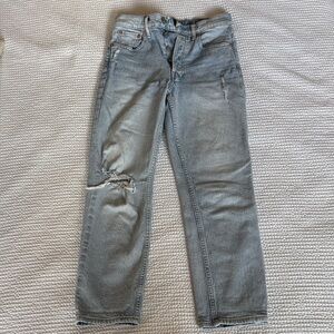 GAP Women's Straight Leg Jeans - Light Blue